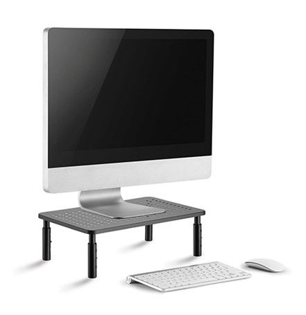 Gembird MS-TABLE-01 Adjustable Rectangle Monitor Stand Black