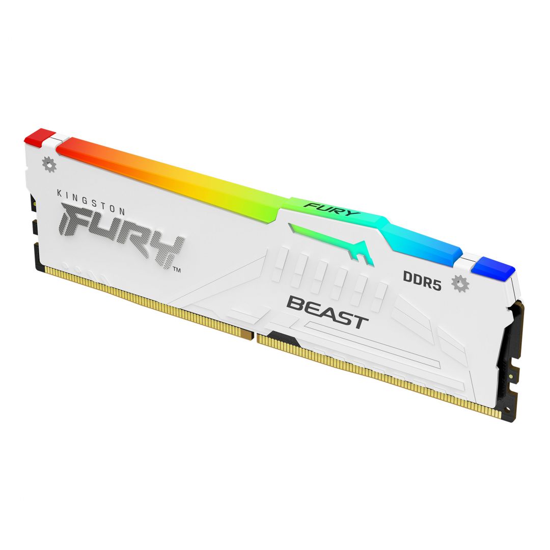 Kingston 32GB DDR5 5600MHz Fury Beast RGB White