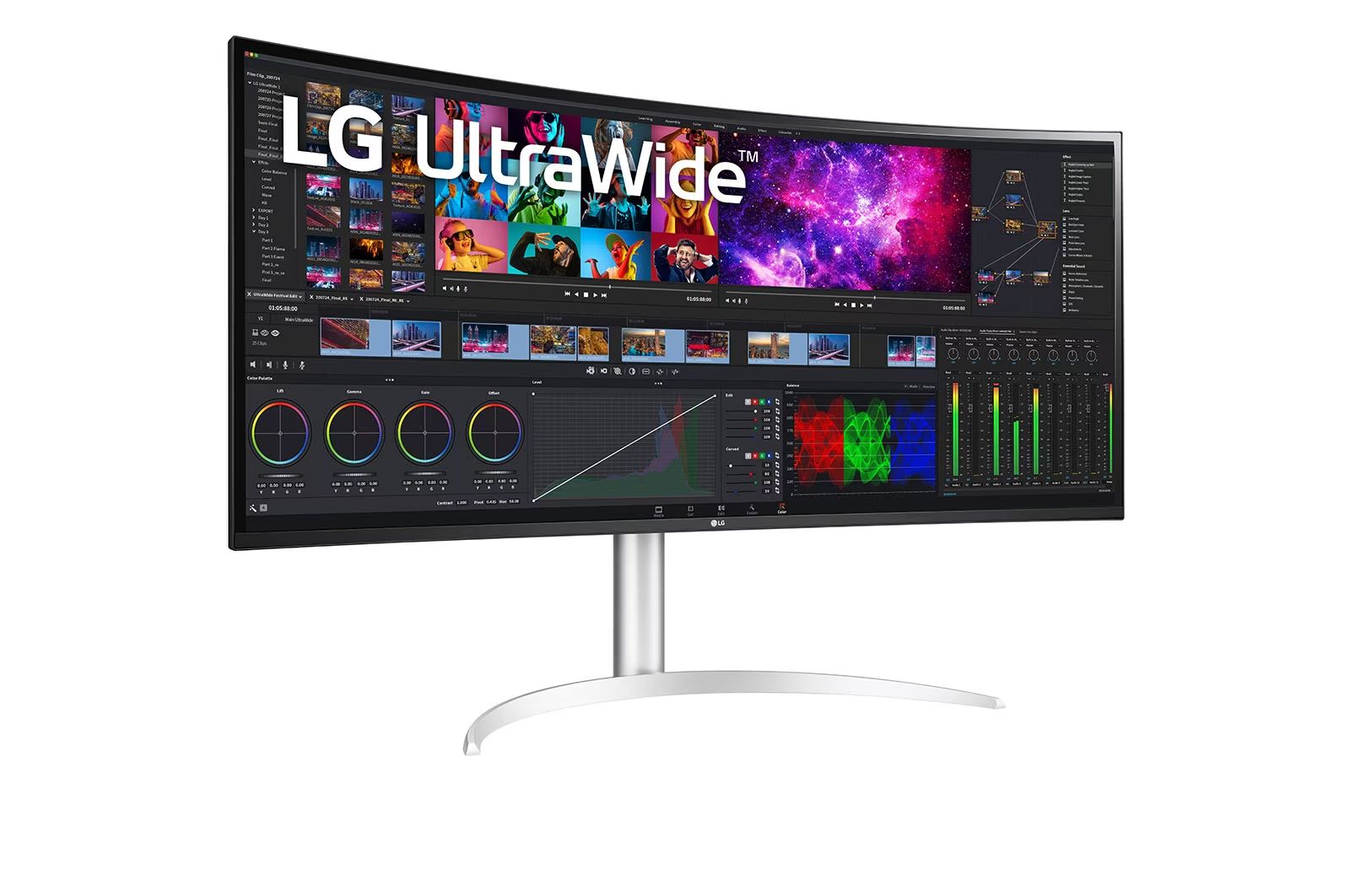 LG 39,7" 40WP95CP-W IPS LED Curved