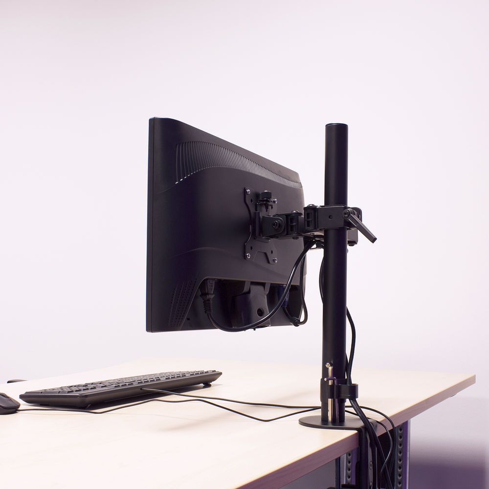 ACT AC8301 Single Monitor Arm 10"-32" Black