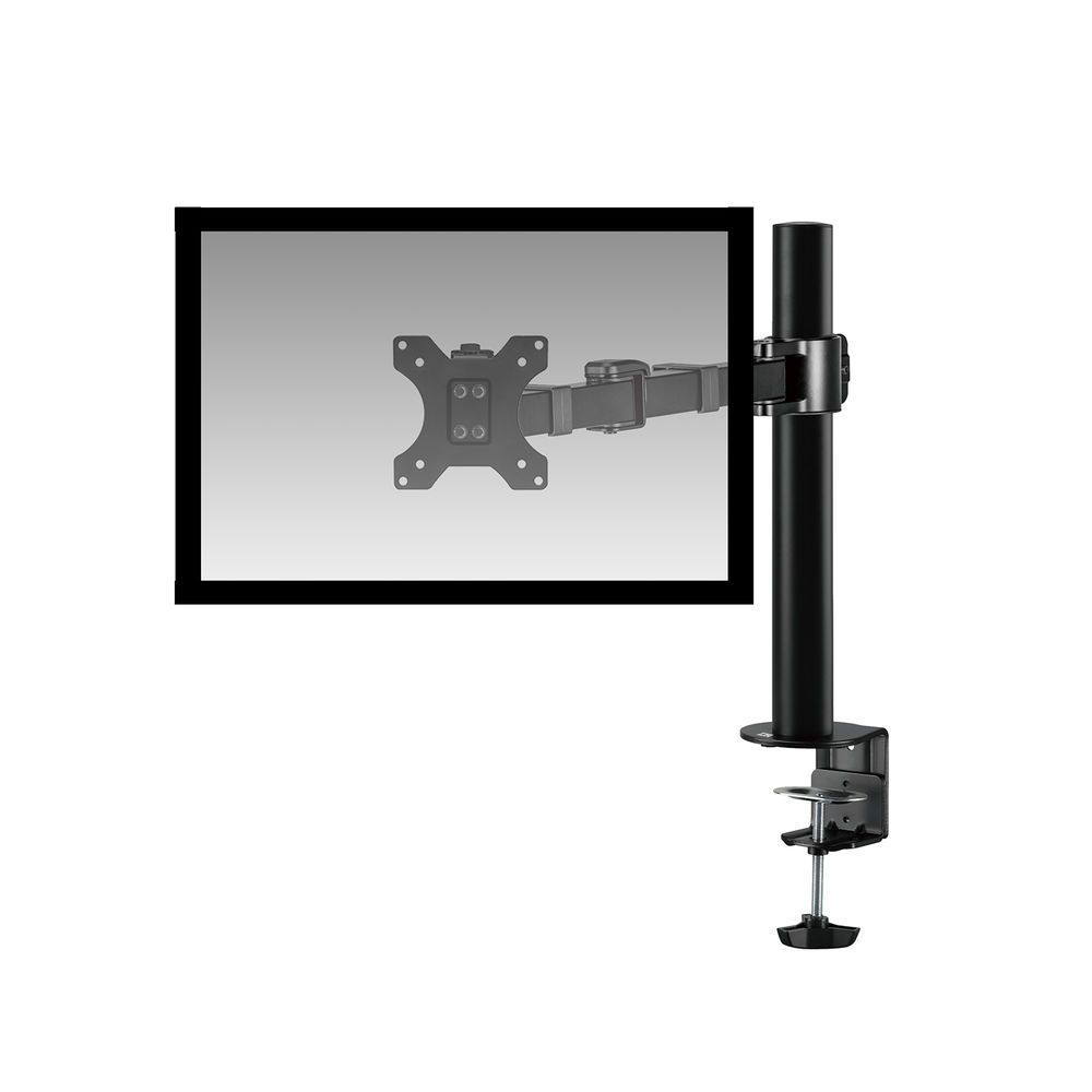 ACT AC8325 Single Monitor Arm Office Solid Pro 10"-32" Black