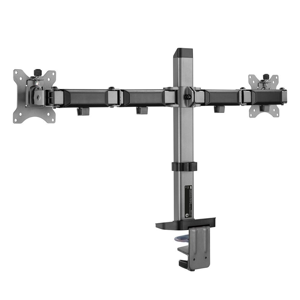 ACT AC8336 Dual Monitor Arm Office 17"-32" Silver