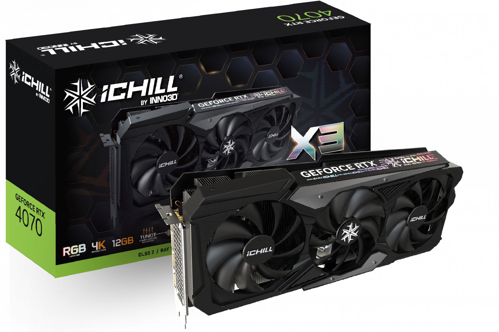 Inno3D Geforce RTX 4070 12GB GDDR6X iChill X3