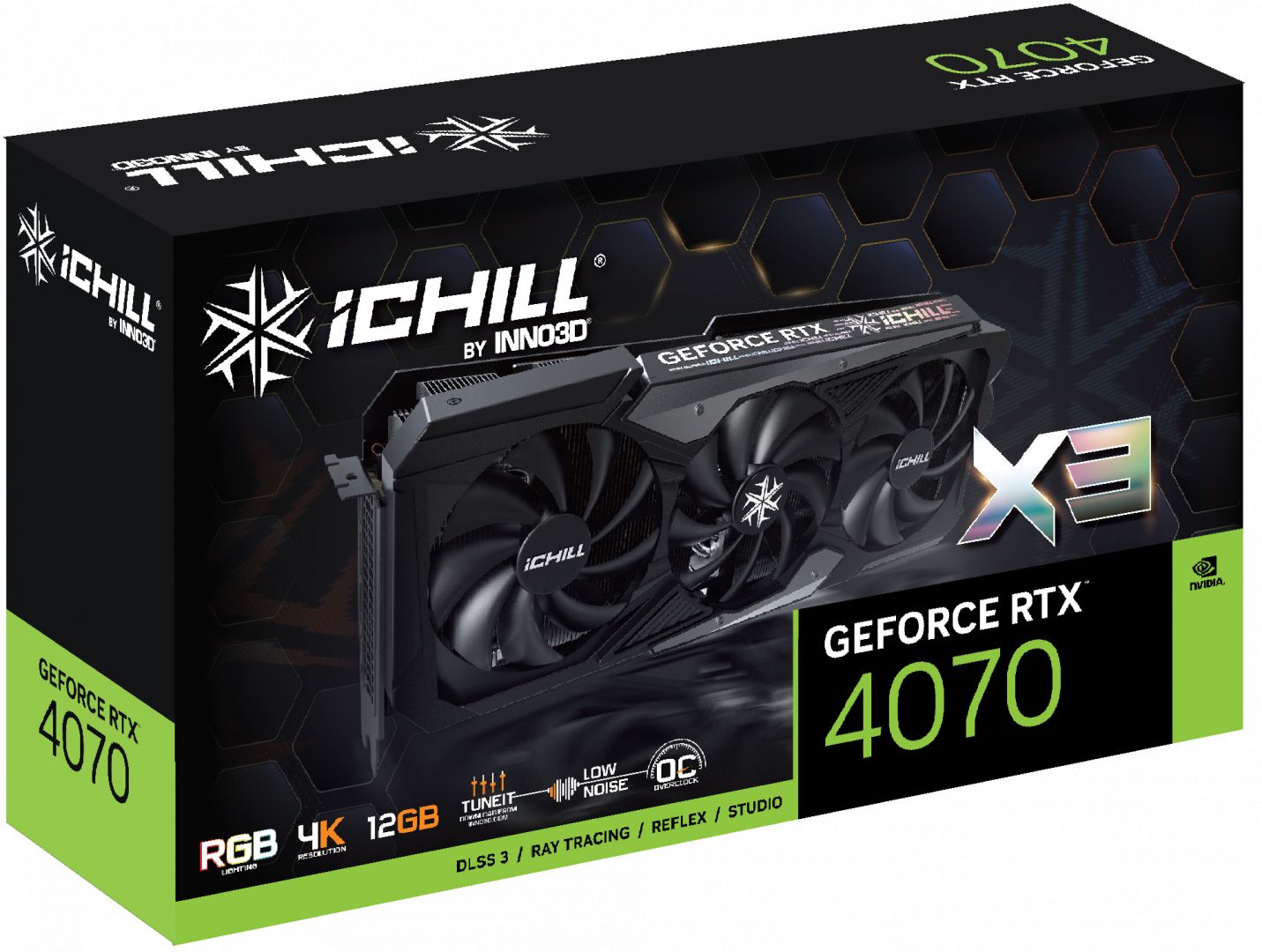 Inno3D Geforce RTX 4070 12GB GDDR6X iChill X3