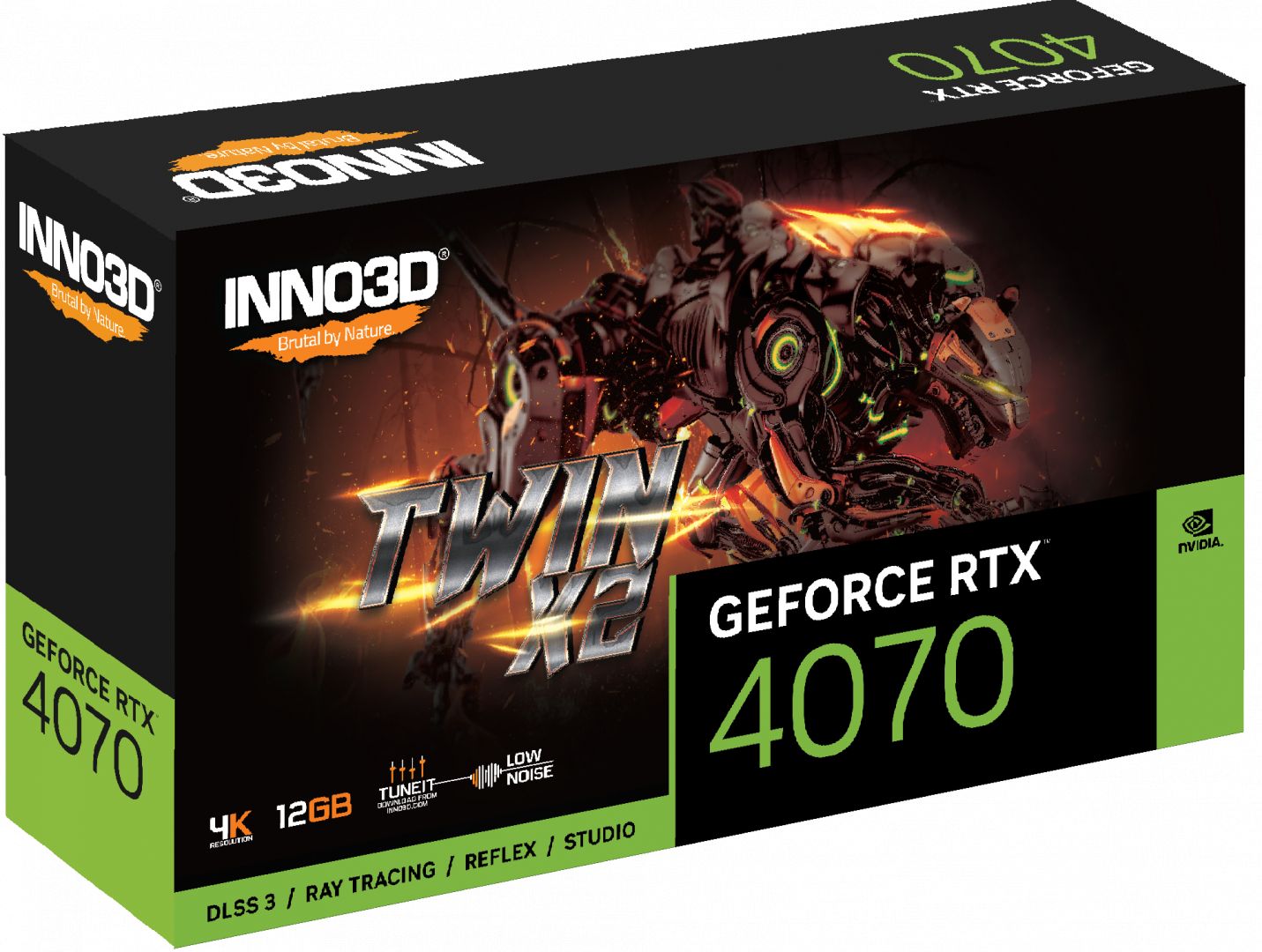 Inno3D Geforce RTX 4070 12GB GDDR6X TWIN X2