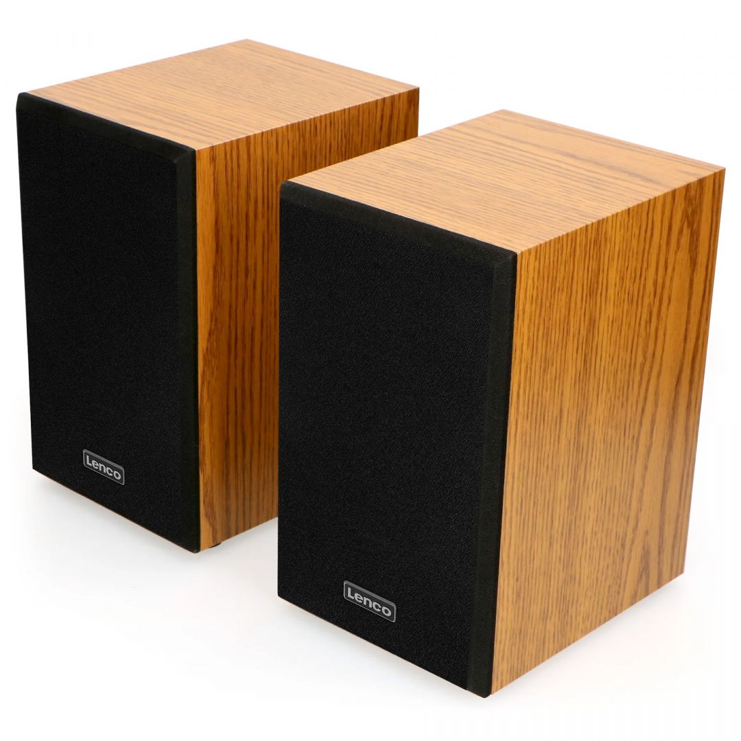 Lenco LS-300 Bluetooth Lemezlejátszó hangszóróval Wood