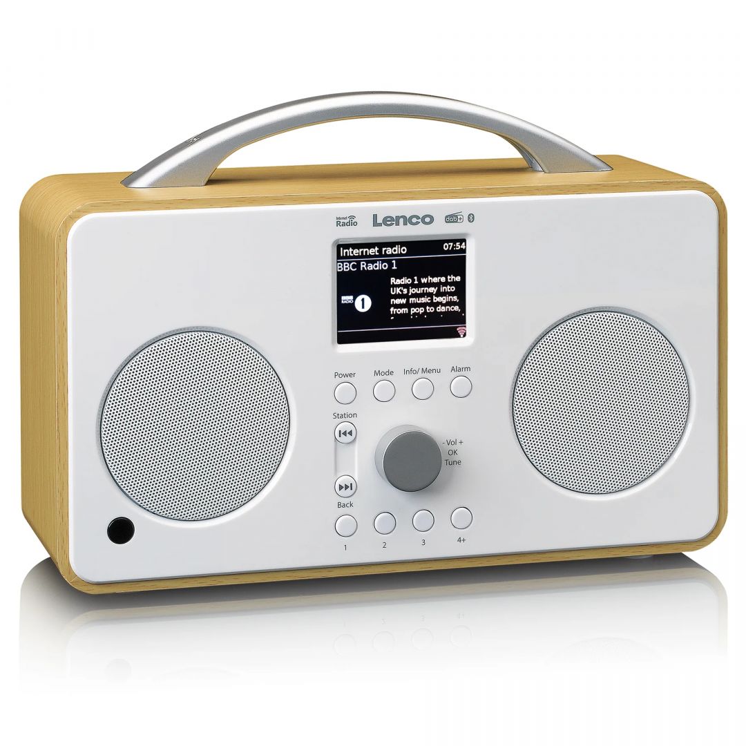 Lenco PIR-645WH  Internet, DAB, FM RADIO, Bluetooth White