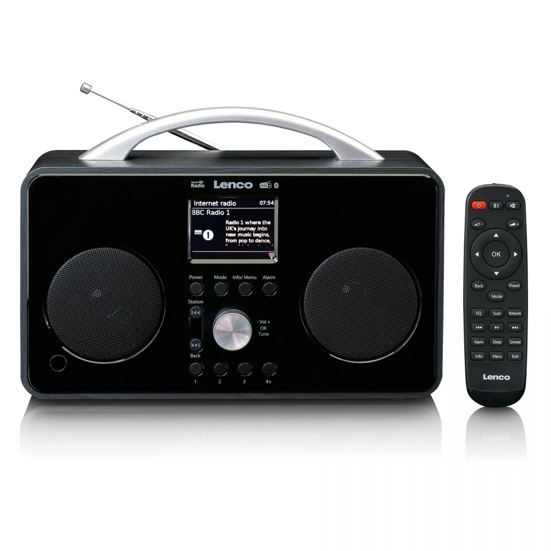 Lenco PIR-645WH  Internet, DAB, FM RADIO, Bluetooth Black