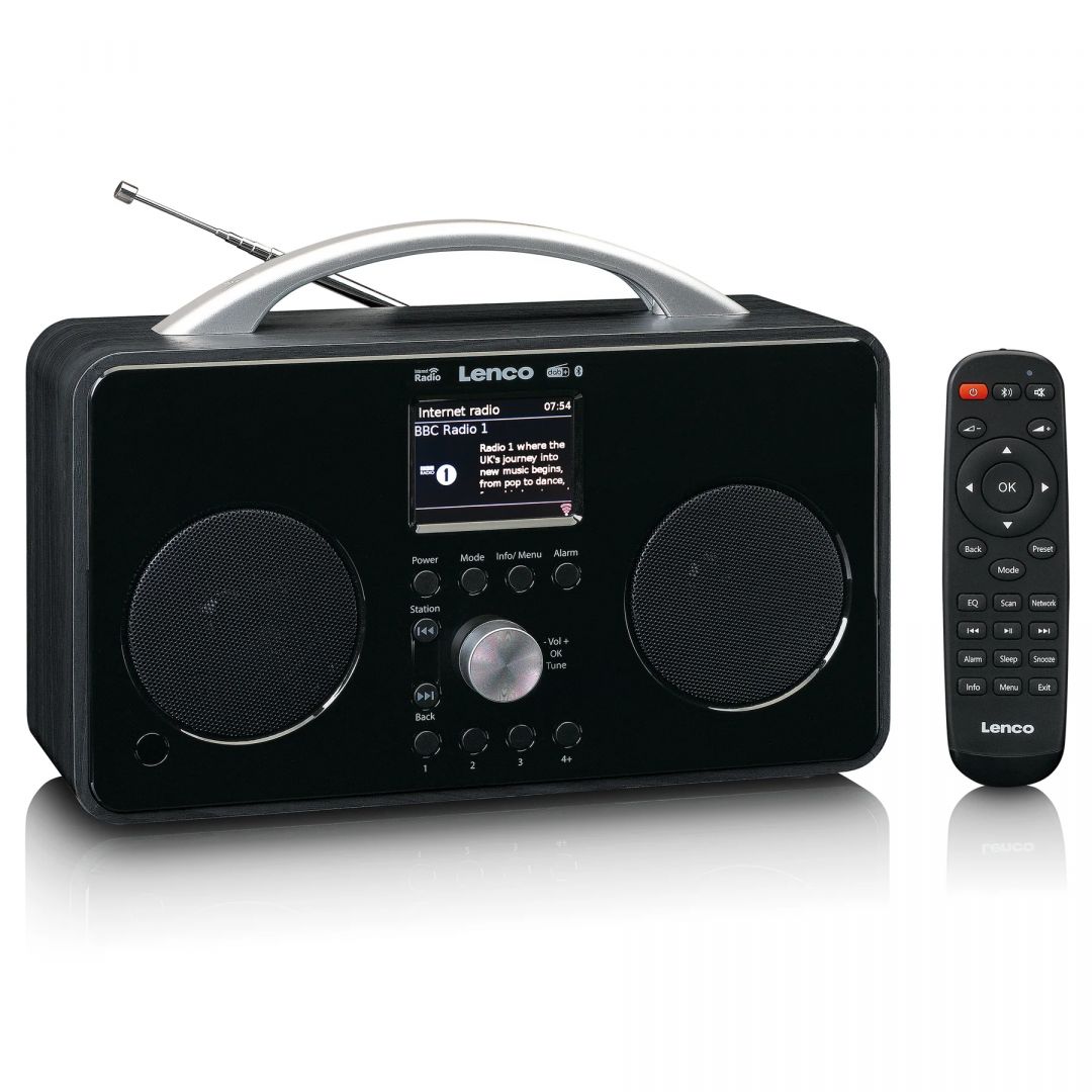 Lenco PIR-645WH  Internet, DAB, FM RADIO, Bluetooth Black