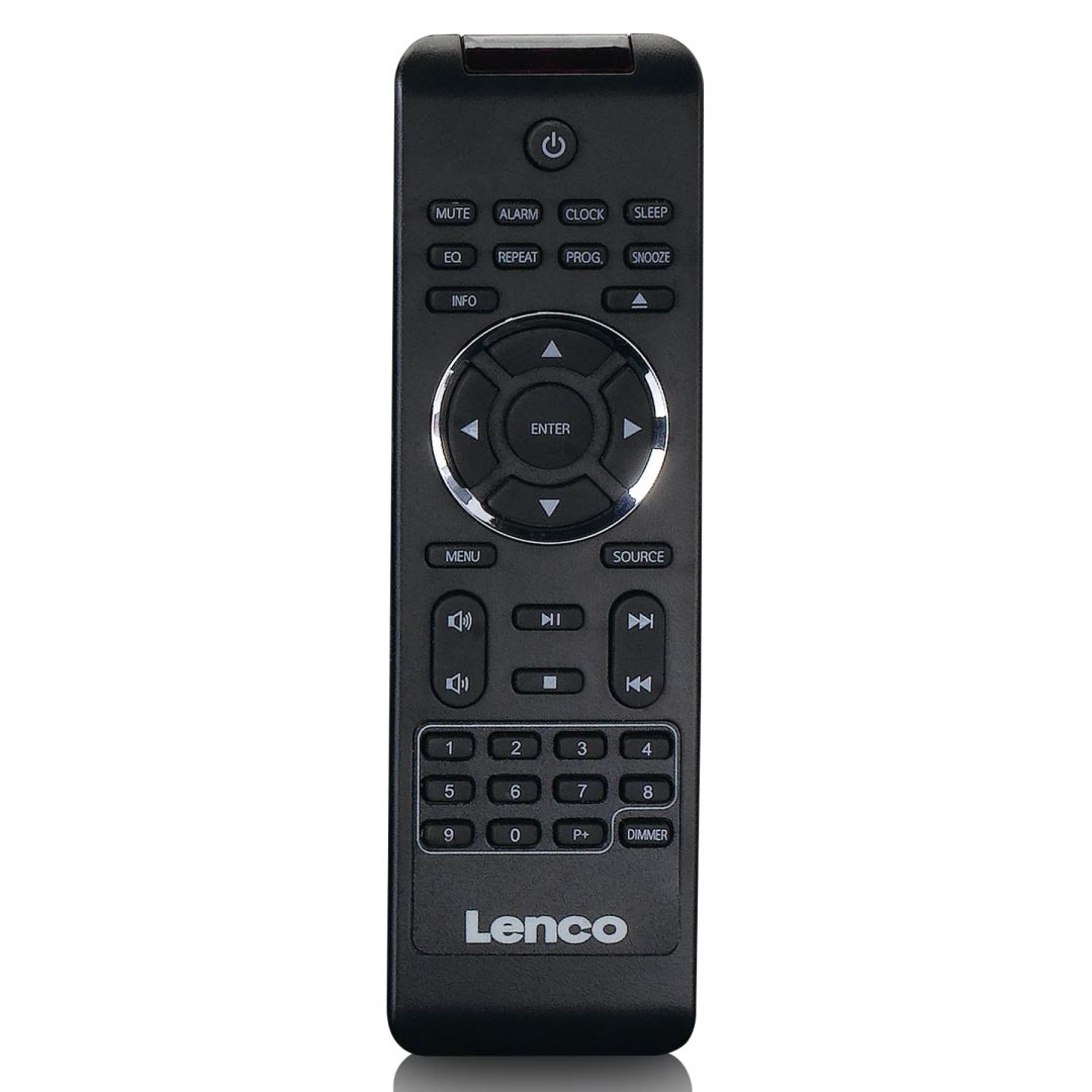 Lenco MC-175SI Micro set with DAB, FM, CD, 2 USB, Bluetooth, QI, RC Silver