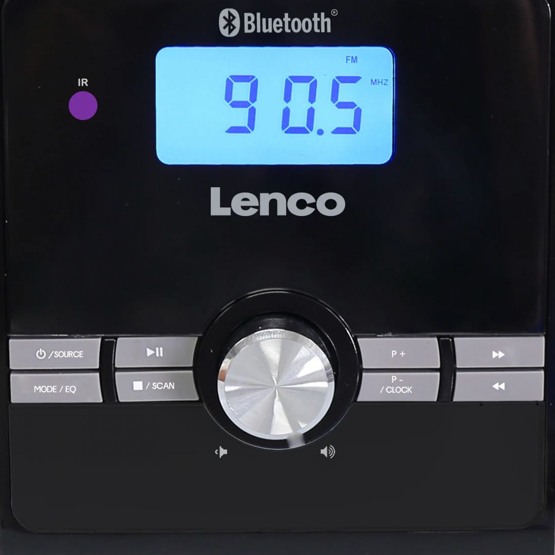 Lenco MC-030 Micro set with CD/MP3 player Black