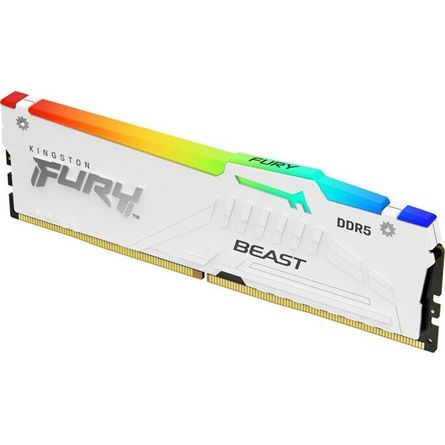 Kingston 32GB DDR5 5200MHz Kit(2x16GB) Fury Beast RGB White