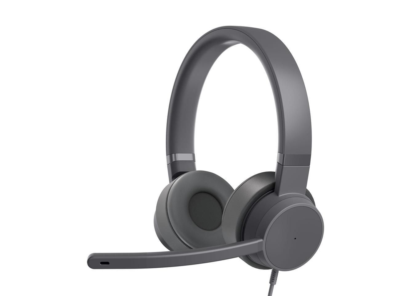 Lenovo Go Wired ANC Headset Storm Grey