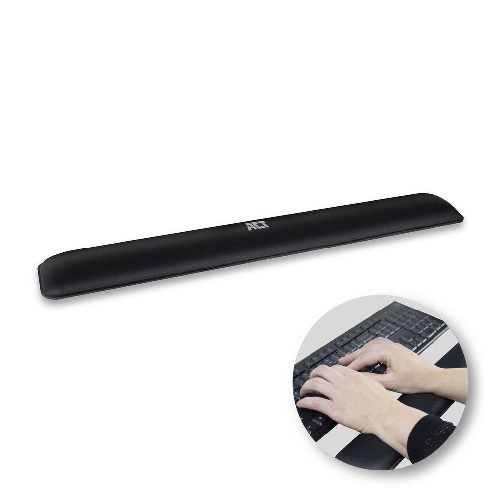 ACT AC8005 Ergonomic wrist pad for keyboards Black