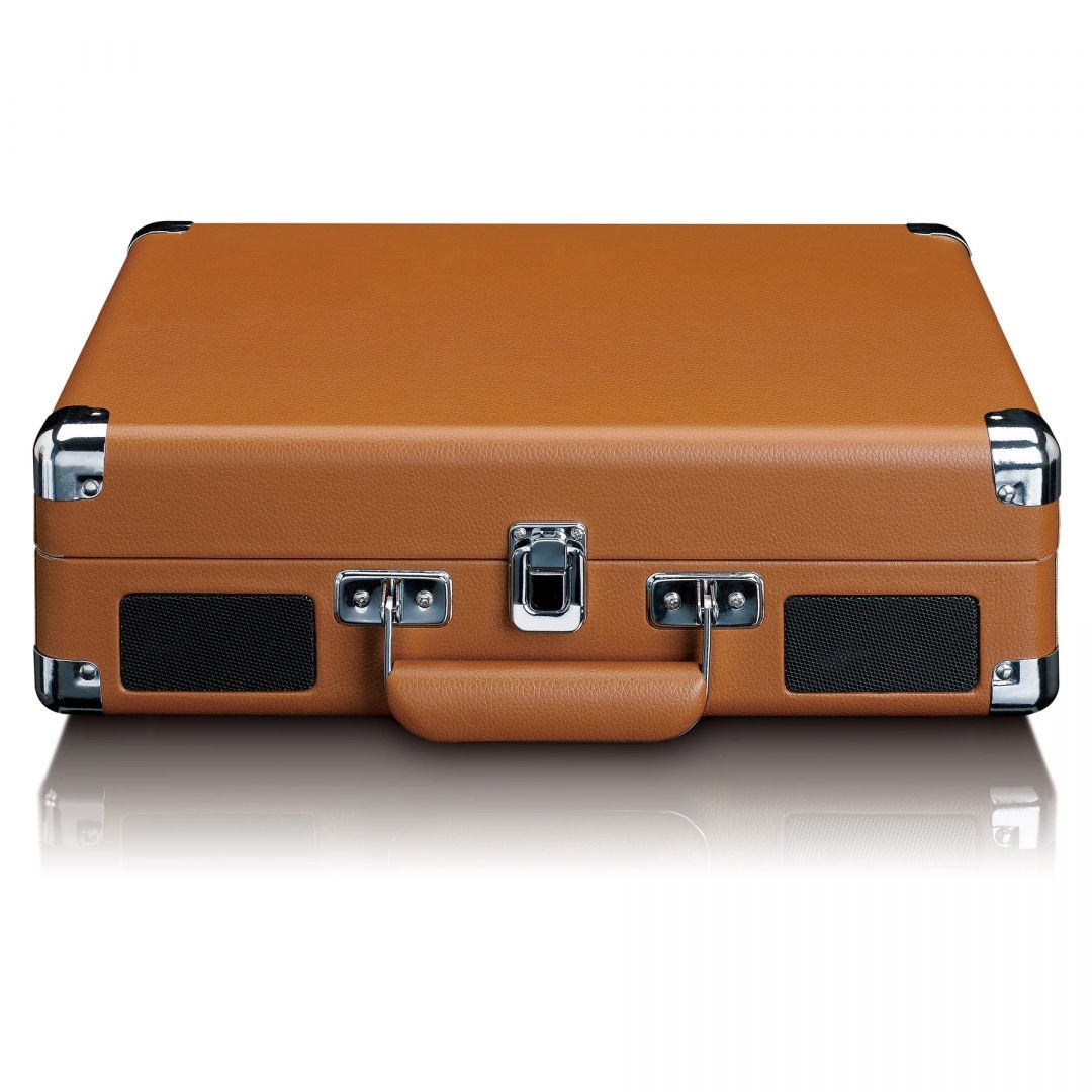 Lenco TT-10BN Suitcase Turntable with speakers Brown