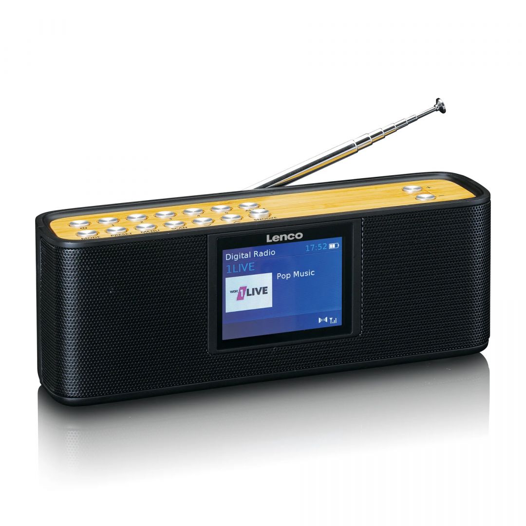 Lenco PDR-045 DAB+ radio with Bluetooth 5.0 Black