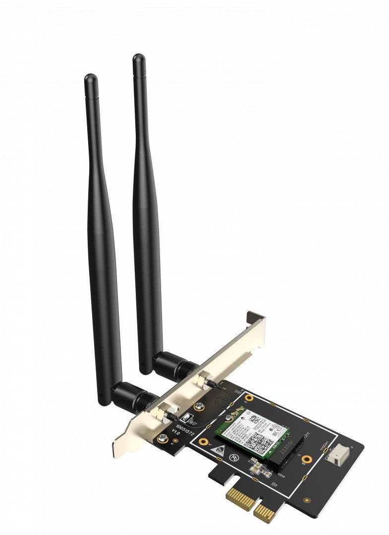 Tenda E33 AX5400 Tri-band Gigabit Wi-Fi 6E PCI-E Adapter