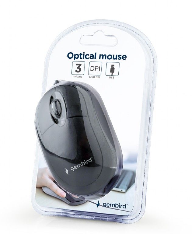 Gembird MUS-U-01 Optical Mouse Black