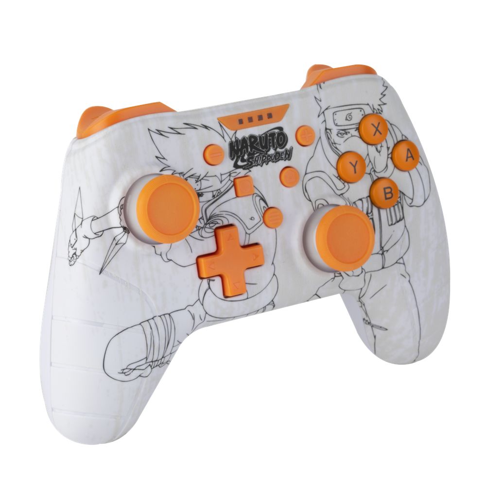 KONIX Naruto Kakashi Nintendo Switch/PC Controller White/Orange