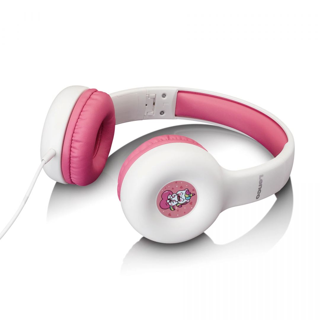 Lenco HP-010PK Headphone for Kids Pink