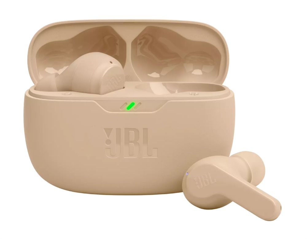 JBL Wave Beam Wireless Bluetooth Headset Beige