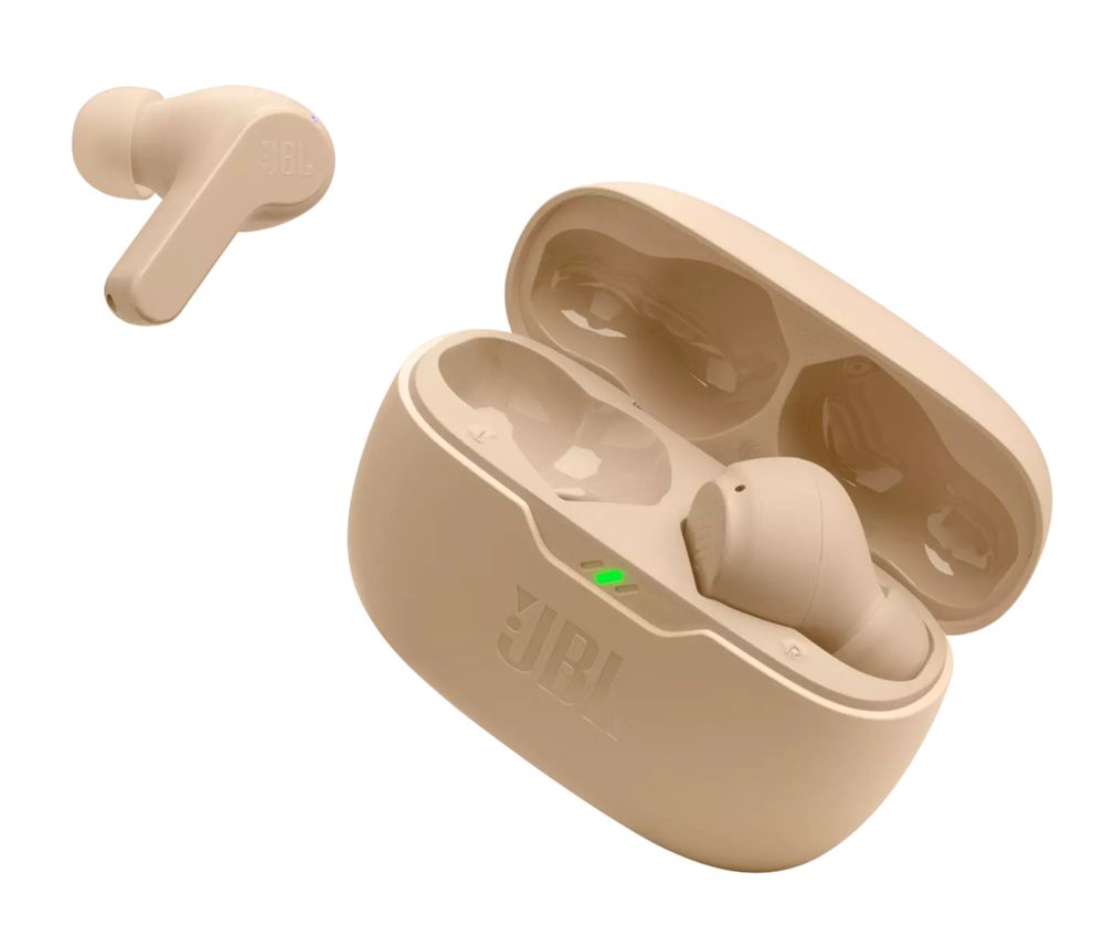 JBL Wave Beam Wireless Bluetooth Headset Beige