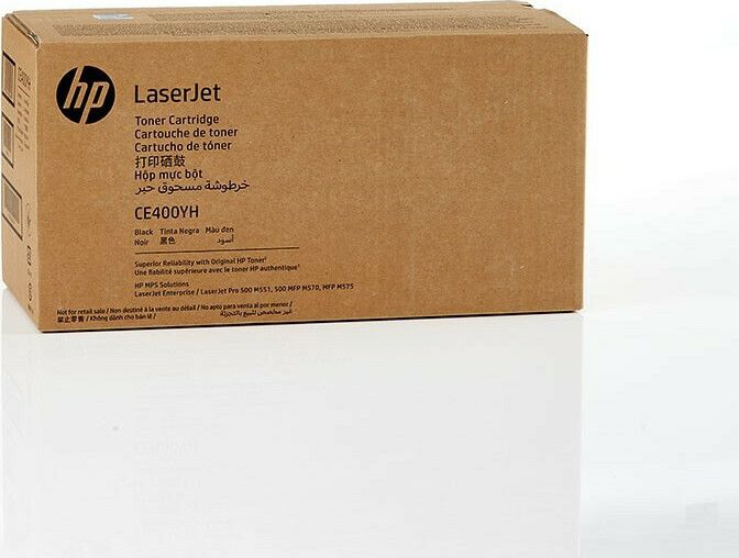 HP CE400YH Black toner