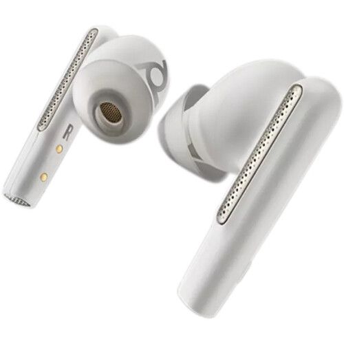 Poly Plantronics Voyager Free 60+ UC Bluetooth Headset + BT700 Adapter White