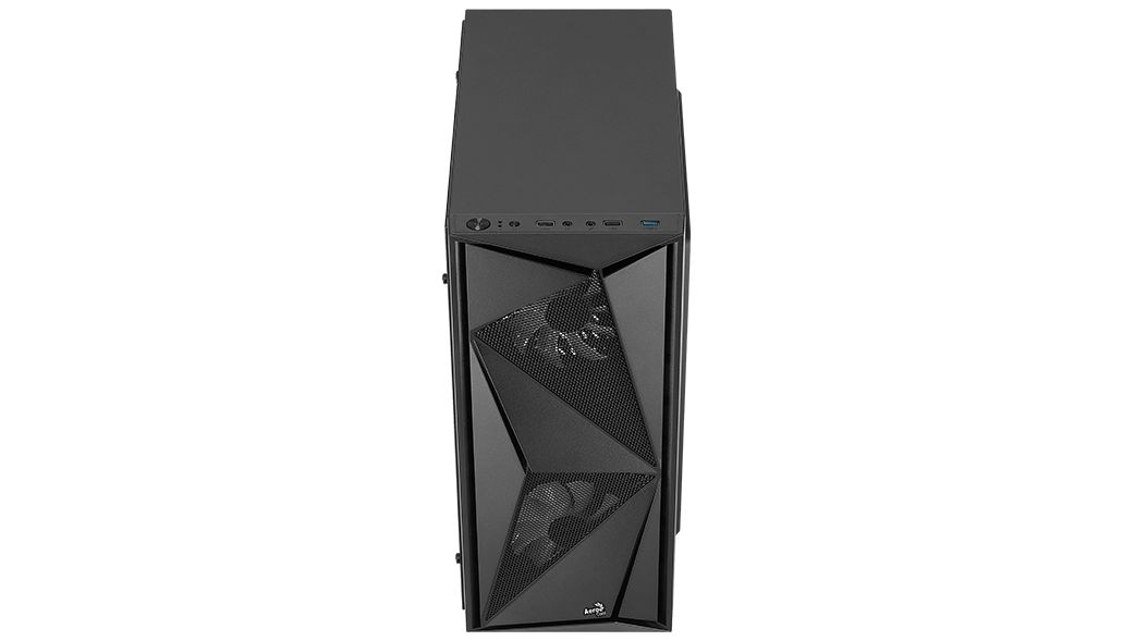 Aerocool Glider Cosmo Tempered Glass Black