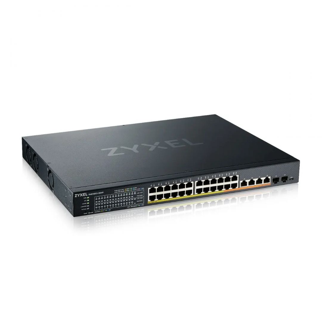 ZyXEL XMG1930-30HP 24-Port 2.5G Multi-Gig PoE++/PoE+ Lite-L3 Smart Managed Switch 700W with 6-port 10G Uplink (4 Copper/2 SFP+)