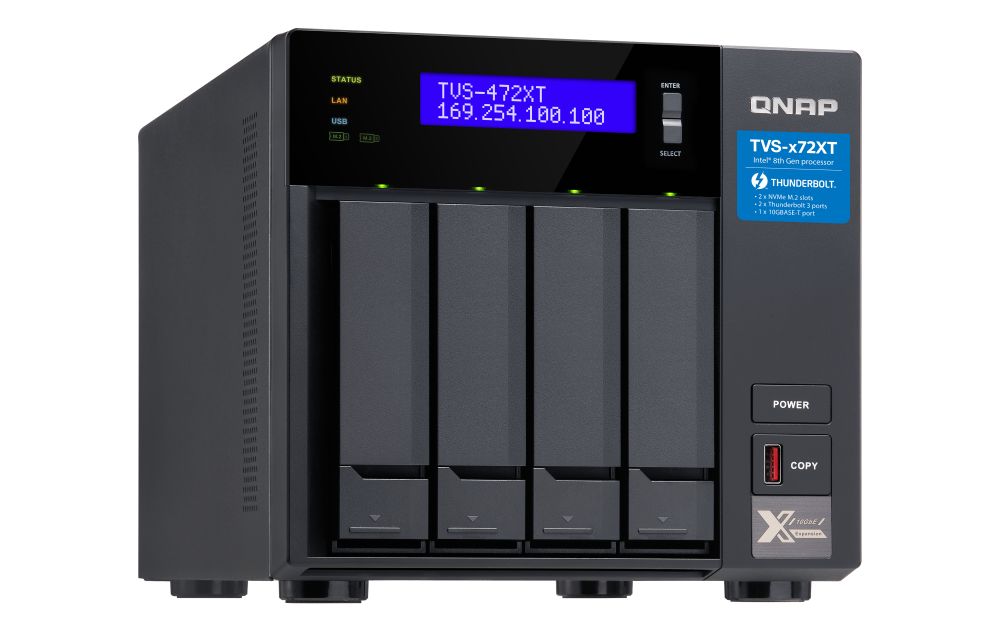 QNAP TVS-472XT-I3-4G (4GB) (4 HDD)