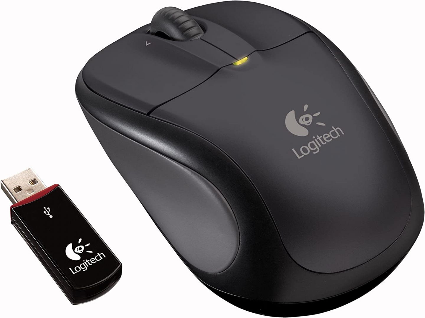 Logitech V220 Cordless Optical Notebook Mouse Dark Silver 2316