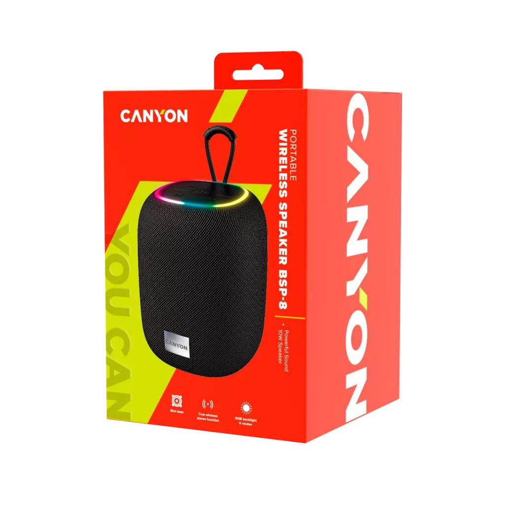 Canyon BSP-8 Bluetooth Wireless Speaker Black