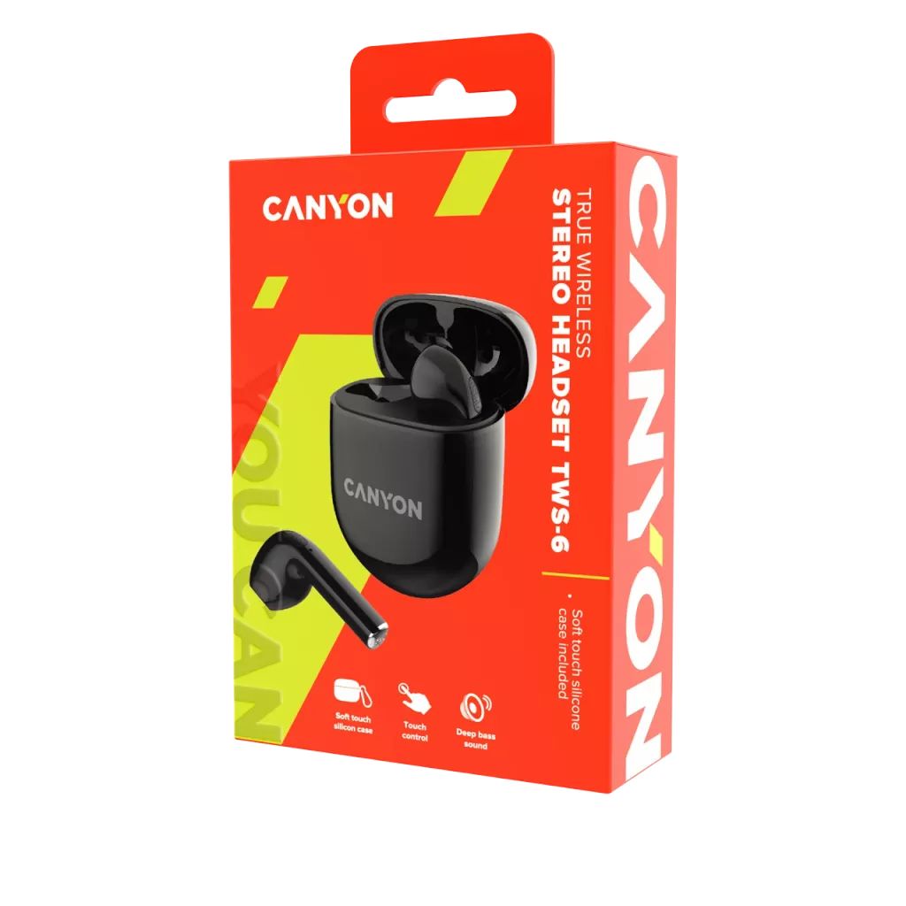 Canyon TWS-6B Bluetooth Headset Black