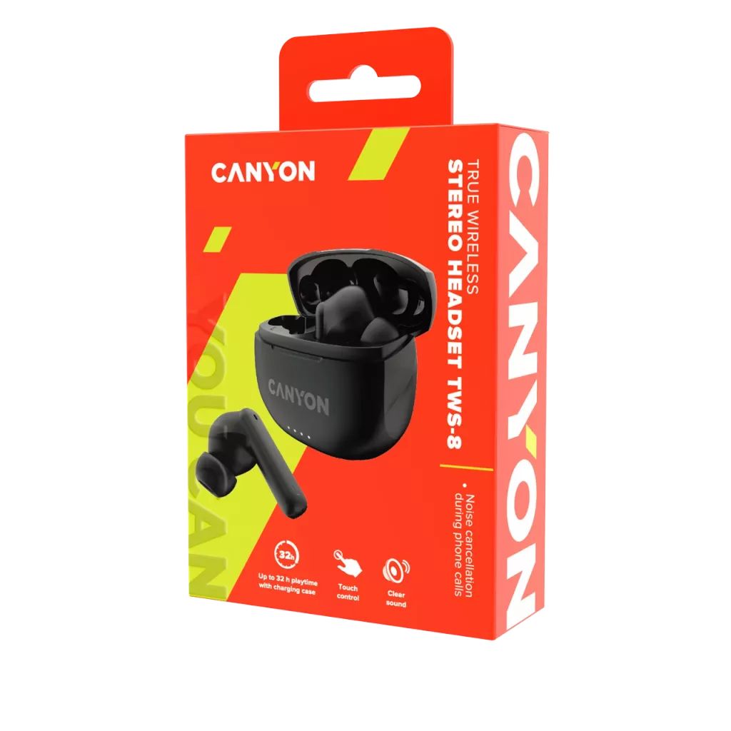 Canyon TWS-8B Bluetooth Headset Black