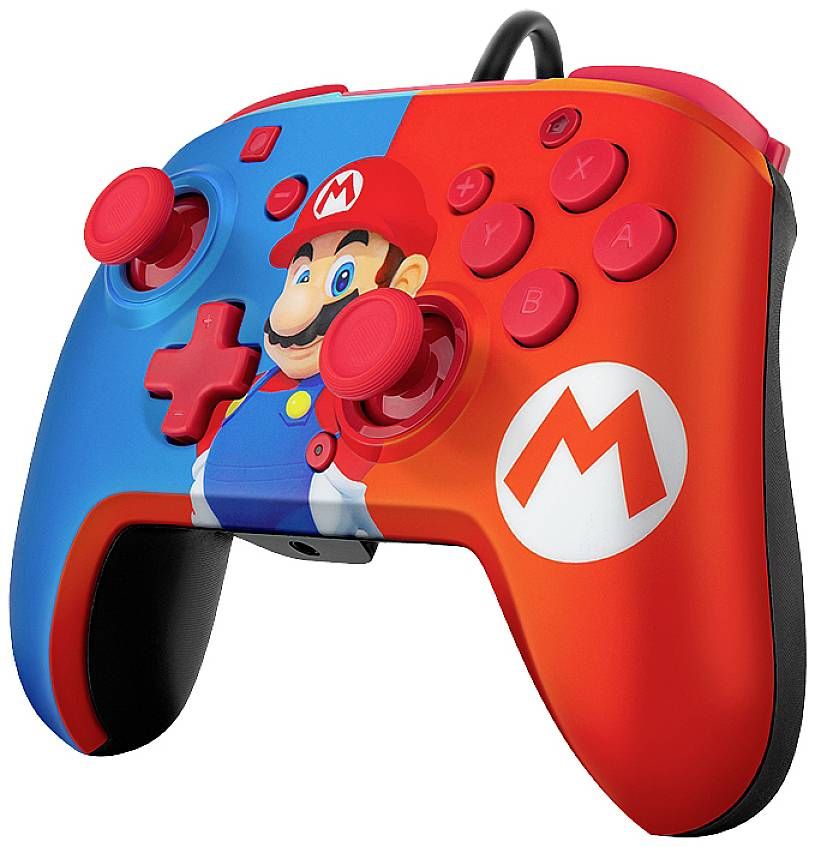 PDP Nintendo Switch Mario Rematch USB Gamepad Red/Blue