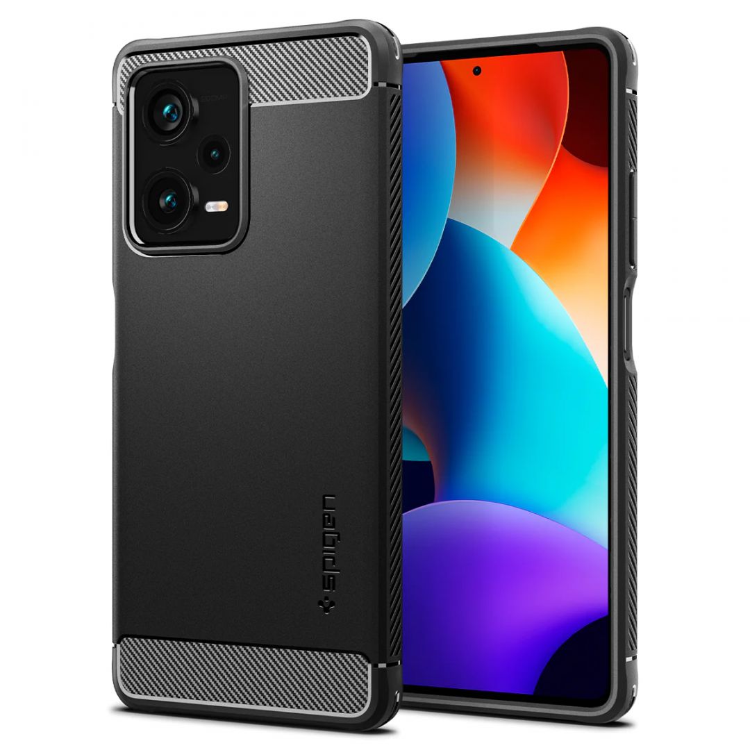 Spigen Rugged Armor, black - Xiaomi Redmi Note 12 Pro+ 5G