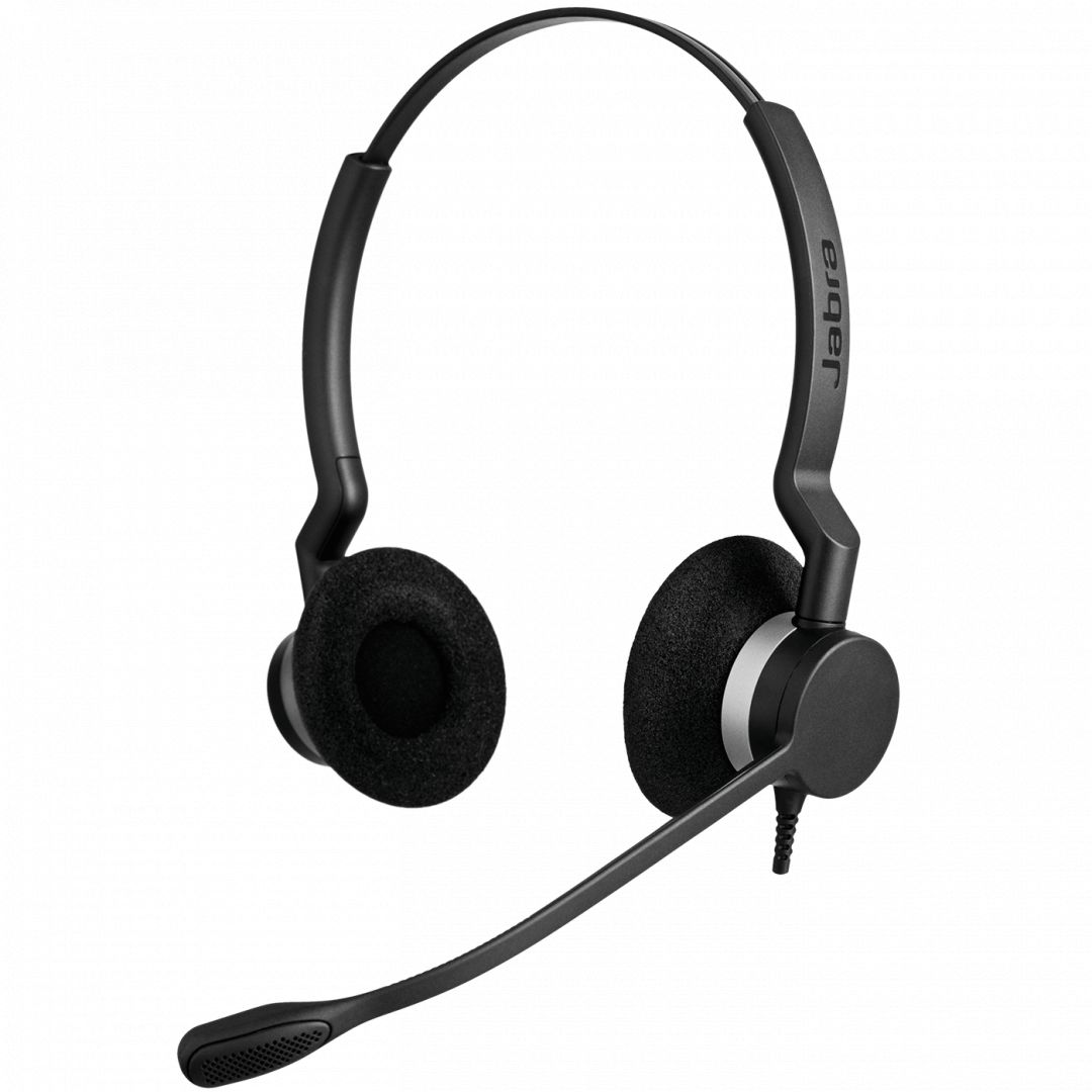 Jabra Biz 2300 Duo USB MS Headset Black