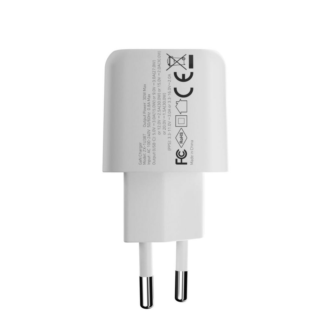 Next One 30W USB-C PD Gan Wall Charger White