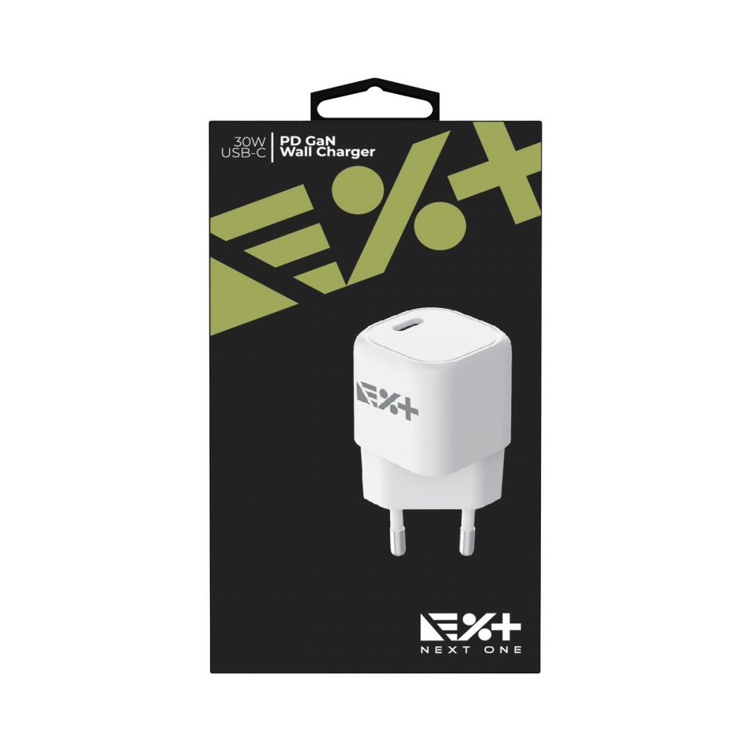 Next One 30W USB-C PD Gan Wall Charger White