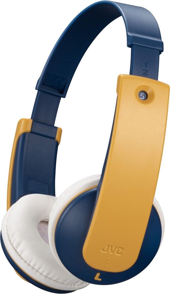 JVC HA-KD10W-Y Wireless Bluetooth Headphones for Kids Yellow