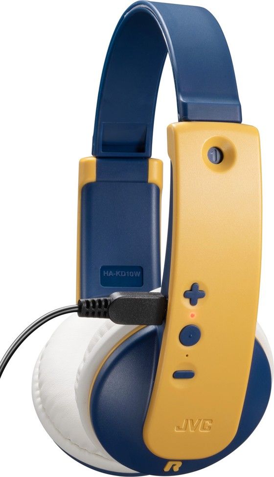 JVC HA-KD10W-Y Wireless Bluetooth Headphones for Kids Yellow