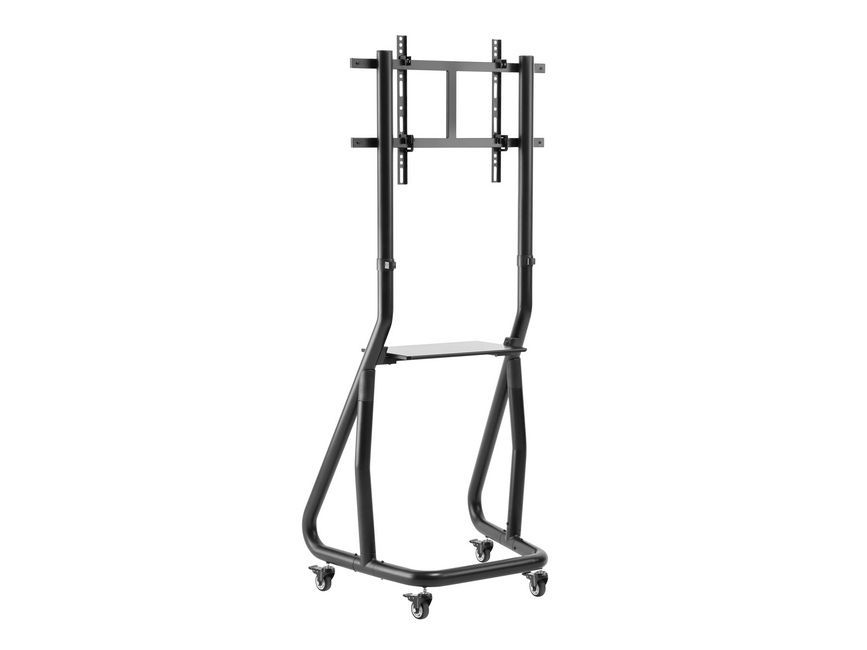 EQuip 37"-80" Heavy-Duty TV Cart Black