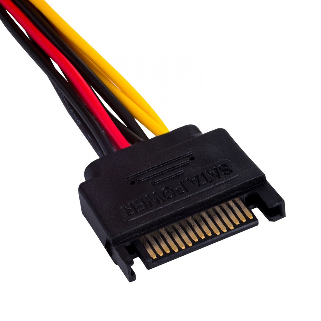 Akyga AK-CA-11 SATA (m) / Molex (f) 15cm