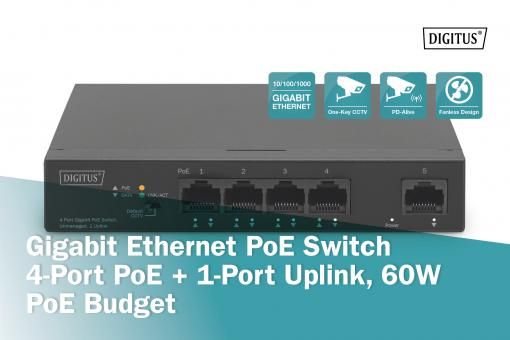 Digitus DN-95330-1 Gigabit PoE Switch