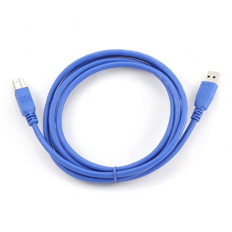 Gembird CCP-USB3-AMBM-6 High End USB 3.0 Cable USB A Male Plug to USB B Male Plug 1,8m Blue