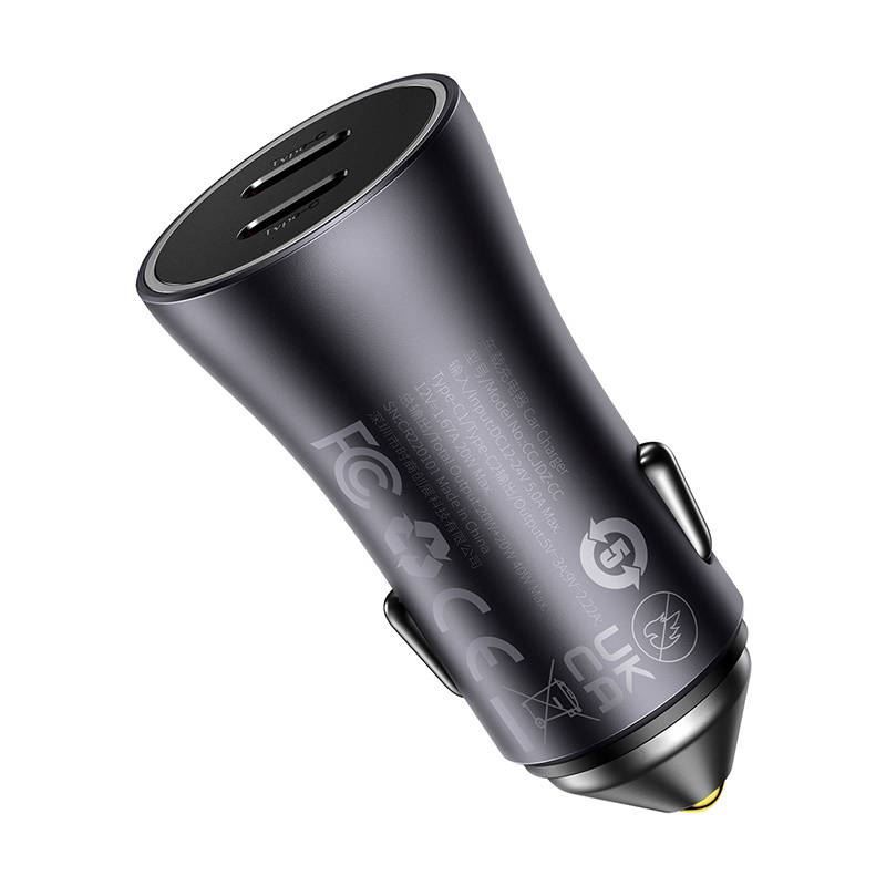 Baseus Golden Contactor Pro Car Charger Black