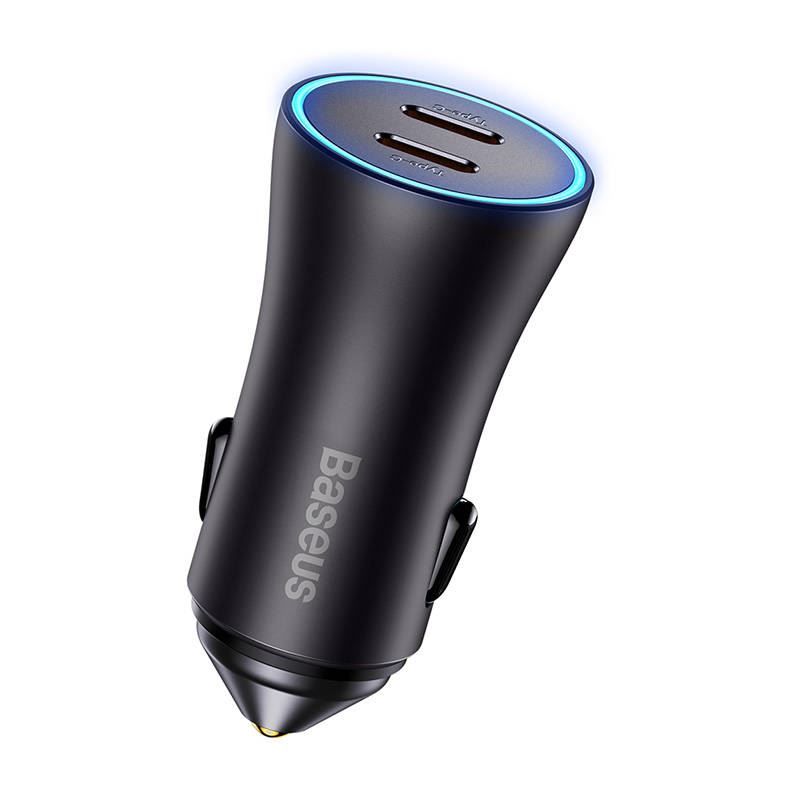 Baseus Golden Contactor Pro Car Charger Black