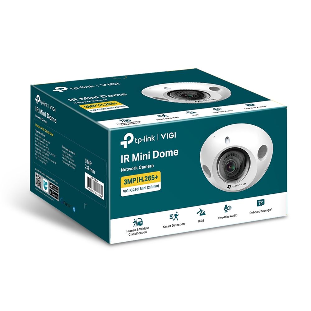 TP-Link VIGI C230I (4mm) 3MP Mini Dome Network Camera