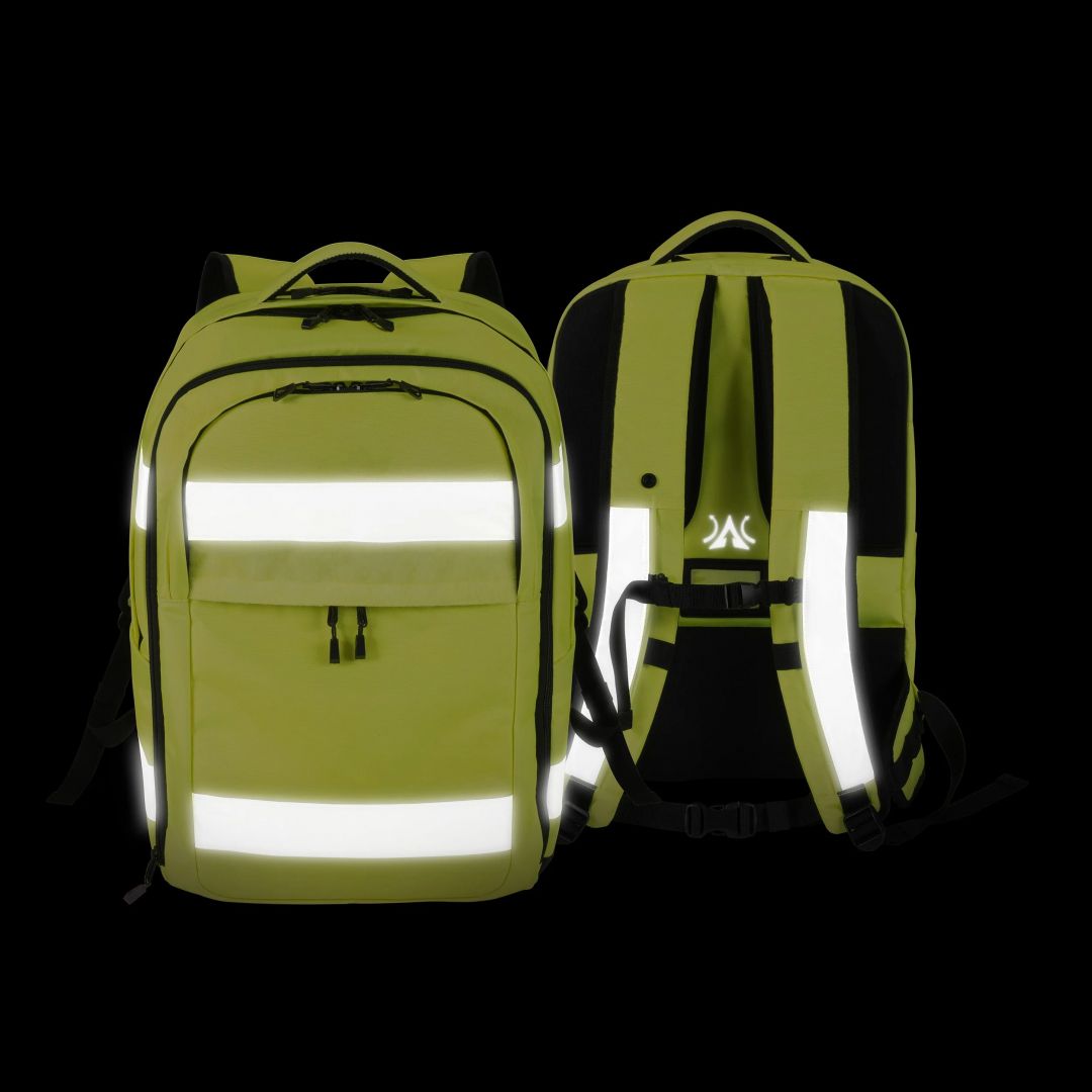 Dicota Backpack Hi-Vis 32/38 litres Yellow